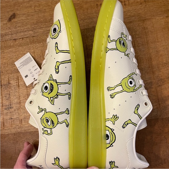 adidas Monsters inc White and Green sneakers with box - Picture 6 of 12